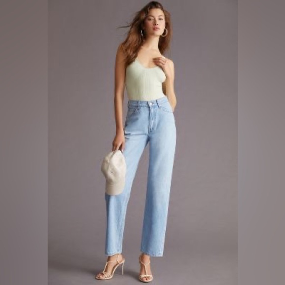 Mother Snacks Double stack Ankle Jeans